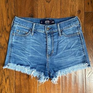 Hollister High Rise Denim Shorts
